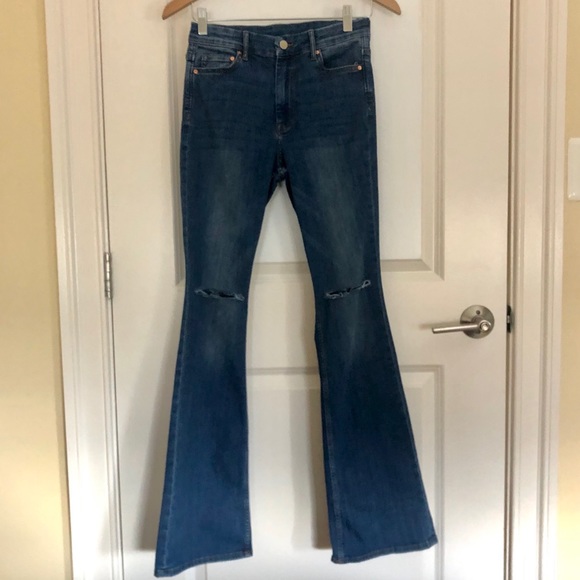 hm mini flare jeans